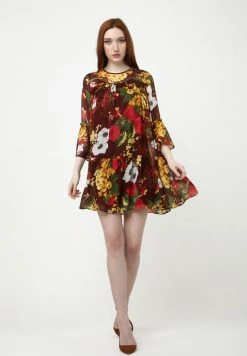 Madam-T EDEMIA - Robe De Jour - Wein Rot/rot -Madam-T Soldes 2022 dce0972f773c4bcfb8ef412d4bd83a8c