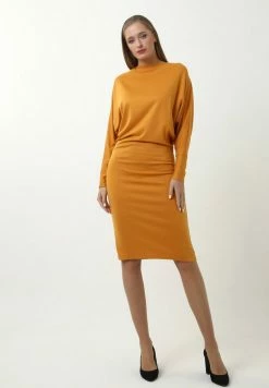 Madam-T GERA - Robe Fourreau - Yellow -Madam-T Soldes 2022 dd6faec656504202bc0a59ea97be2014