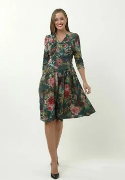 Madam-T DAISY - Robe De Jour - Grün/ Rot 11 Madam-T DAISY - Robe De Jour - Grün/ Rot -Madam-T Soldes 2022 dd8f6de11da44dd99cfa3ce7fc74e39c