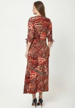 Madam-T VIKARA - Robe Longue - Rot, Schwarz -Madam-T Soldes 2022 dd950d7ca78549368af88443610ea09c