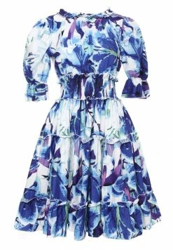 Madam-T Robe De Jour - Weiß, Kornblumenblau 7 Madam-T Robe De Jour - Weiß, Kornblumenblau -Madam-T Soldes 2022 de1c0cf42017445896a25114dc99d388
