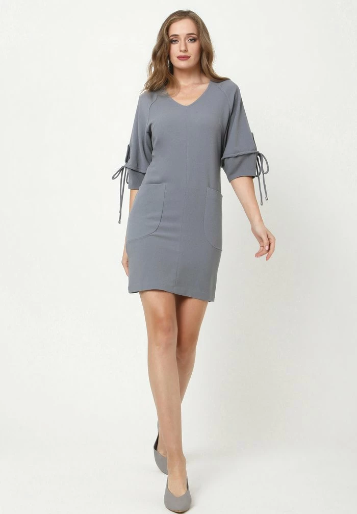 Madam-T ANHELITA - Robe De Jour - Lichtgrau 7 Madam-T ANHELITA - Robe De Jour - Lichtgrau – Image 7