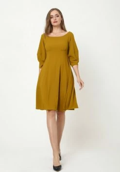 Madam-T RAMILDA - Robe De Jour - Senf -Madam-T Soldes 2022 df3c79f2c1394744b38d555b9821b094