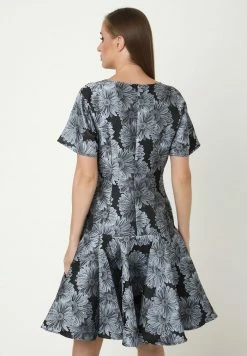 Madam-T SACASA - Robe De Jour - Grau-blau, Schwarz -Madam-T Soldes 2022 df4cca7f738347f4962cc70a9720ce24