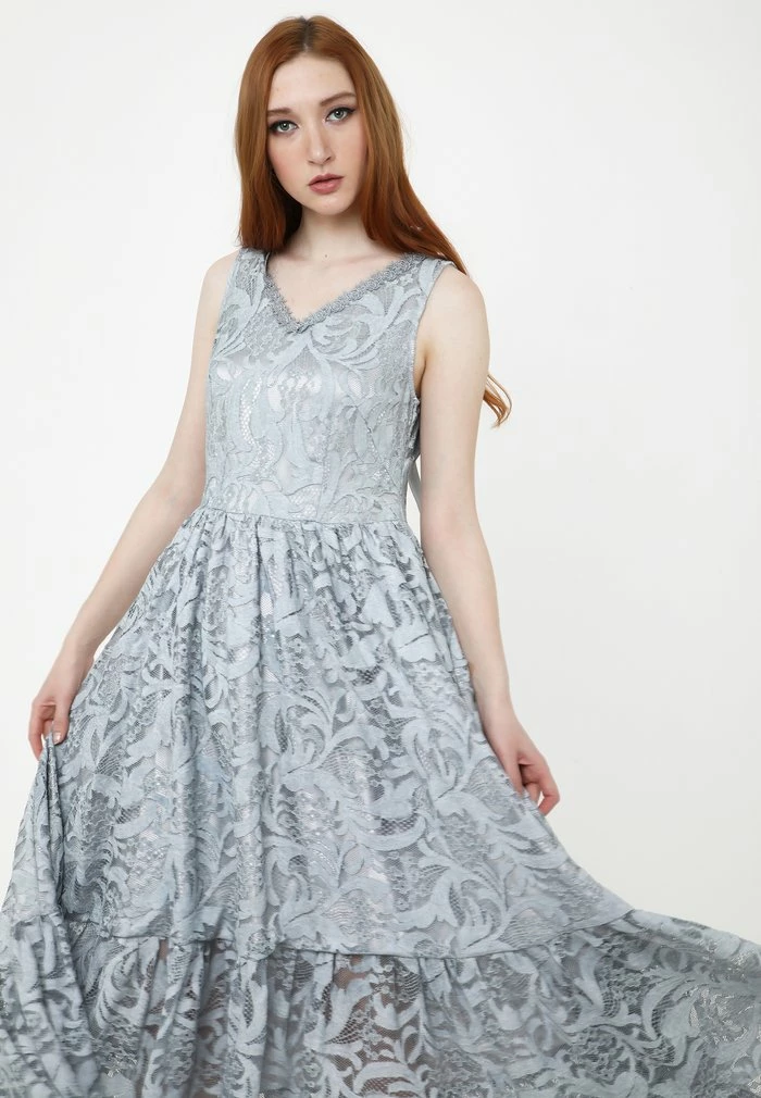 Madam-T Robe De Cocktail - Grau 5 Madam-T Robe De Cocktail - Grau – Image 5