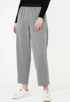 Madam-T HOSE CRETA - Pantalon Classique - Grau
