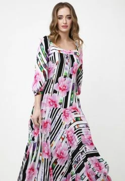 Madam-T MARLIN - Robe Longue - Weiß/rosa -Madam-T Soldes 2022 dfe6fbdf158f48fd85ee31f5cc5a772e