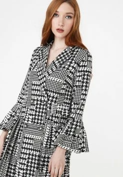 Madam-T TEODORA - Robe De Jour - Weiß Schwarz -Madam-T Soldes 2022 dfe70e4f6a7949f6b88201da7e2d4d8f