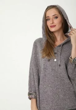 Madam-T ROCHEL - Sweat à Capuche - Grey -Madam-T Soldes 2022 e02d2504a5714989973430e1f6cd9501