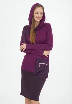 Madam-T MIGDALIA - Robe De Jour - Pflaume/dunkelviolett