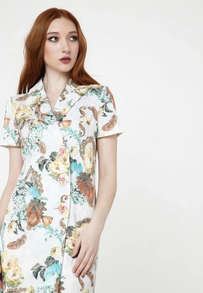 Madam-T Robe Chemise - Milchig, Hellbraun 5 Madam-T Robe Chemise - Milchig, Hellbraun – Image 5