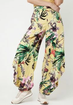 Madam-T Pantalon Classique - Gelbgrün -Madam-T Soldes 2022 e046ac5dfd5e429e98ed3918543a6756