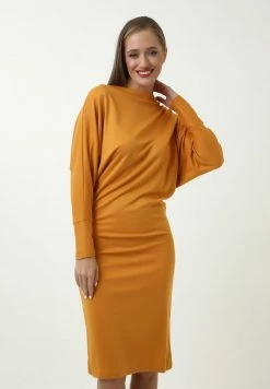 Madam-T GERA - Robe Fourreau - Yellow -Madam-T Soldes 2022 e048aa03e89545219485dfdbf1beea63