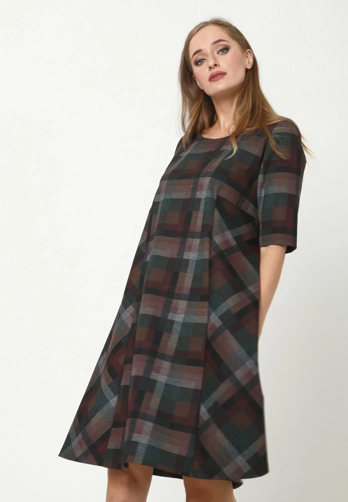 Madam-T ASIDA - Robe En Jersey - Grün, Braun 8 Madam-T ASIDA - Robe En Jersey - Grün, Braun – Image 8