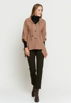 Madam-T Gilet - Dunkelbeige -Madam-T Soldes 2022 e0578a8b973745438bfabed9f71a7b05