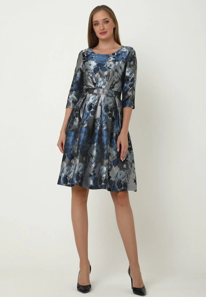 Madam-T AHNA - Robe De Soirée - Silbrig/blau 2 Madam-T AHNA - Robe De Soirée - Silbrig/blau – Image 2