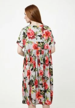 Madam-T OFELIA - Robe De Jour - Grau, Koralle -Madam-T Soldes 2022 e0e2f7b7d7804169846cda828ed95500