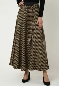 Madam-T ROCK ROCK RITA - Jupe Longue - Senf