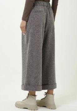 Madam-T TRESSA - Pantalon Classique - Schwarz/ Lila -Madam-T Soldes 2022 e1a080a73d8944a4a9ed16b54869b964