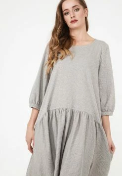 Madam-T Robe De Jour - Hellgrau -Madam-T Soldes 2022 e1a3a0ffe84543bfbb3e50768554363b