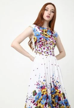 Madam-T Robe De Jour - Weiß Hellblau 11 Madam-T Robe De Jour - Weiß Hellblau -Madam-T Soldes 2022 e1ae8cd48293446f85045039019b452c