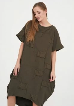 Madam-T ESHLEY - Robe De Jour - Khakifarben -Madam-T Soldes 2022 e1e933aec1df453890e1f1dd6c1d4410