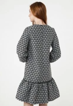 Madam-T FIKERA - Robe De Jour - Schwarz-weiss -Madam-T Soldes 2022 e220987a1eef4e66b4da6005a3f04aae