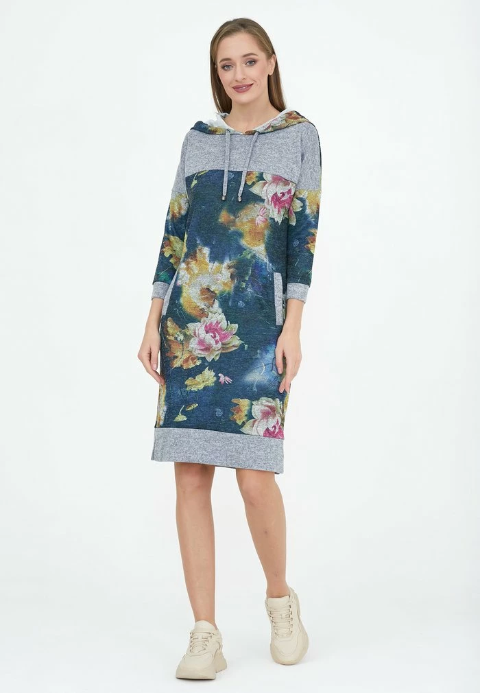 Madam-T VEGETA - Robe De Jour - Blau/mezzello 4 Madam-T VEGETA - Robe De Jour - Blau/mezzello – Image 4