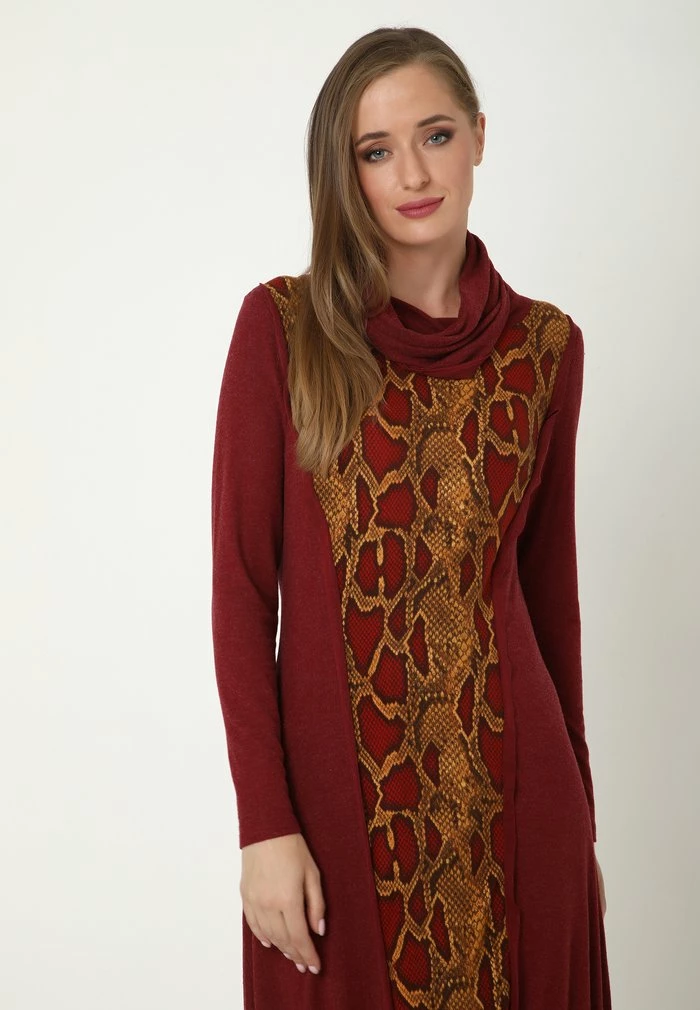 Madam-T LIANA - Robe Pull - Weinrot 4 Madam-T LIANA - Robe Pull - Weinrot – Image 4