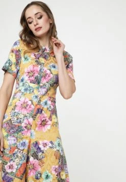 Madam-T Robe De Jour - Senf, Rosa -Madam-T Soldes 2022 e2914d0ab7b341268bb09bf15c433674