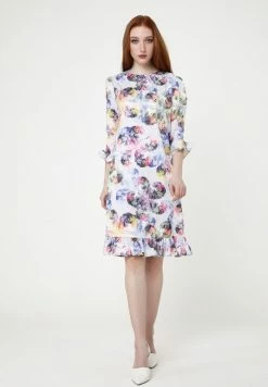 Madam-T Robe De Jour - Hellblau Lila -Madam-T Soldes 2022 e394aa5bc8fe4a899f6a4f2e5babbf47