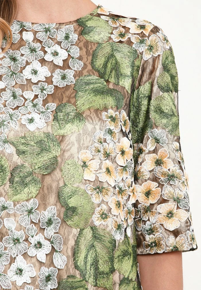 Madam-T MILANA - Robe De Jour - Grün, Orange 6 Madam-T MILANA - Robe De Jour - Grün, Orange – Image 6