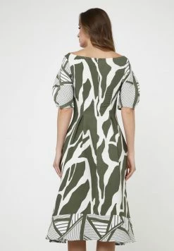 Madam-T KLEID ROBERTA - Robe De Jour - Khaki/weiß 9 Madam-T KLEID ROBERTA - Robe De Jour - Khaki/weiß -Madam-T Soldes 2022 e40f02f82b6b4c80b7dd685f6ef73b1e