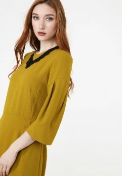 Madam-T Robe De Jour - Senf -Madam-T Soldes 2022 e4ac06e463934314be96cf506c081da1