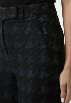 Madam-T MARIL - Pantalon Classique - Schwarz/blau -Madam-T Soldes 2022 e4b6e147405e4553bf75019e01c13a61