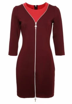 Madam-T LADOGA - Robe En Jersey - Weinrot Koralle -Madam-T Soldes 2022 e535eb002e53474ea62a82afdb38f6db