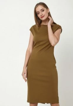 Madam-T SENAYA - Robe Fourreau - Senf