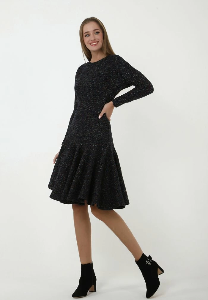 Madam-T SAMARA - Robe Pull - Blau/ingwer 7 Madam-T SAMARA - Robe Pull - Blau/ingwer – Image 7