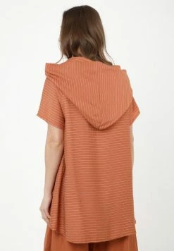 Madam-T KIRA - Tunique - Ingwer, Weiß -Madam-T Soldes 2022 e5c1d489022f4e18b43f43849b321aa5