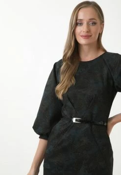 Madam-T NATALI - Robe Fourreau - Grün, Weinrot -Madam-T Soldes 2022 e5e3be52225e48699bb53b21a34bd86c