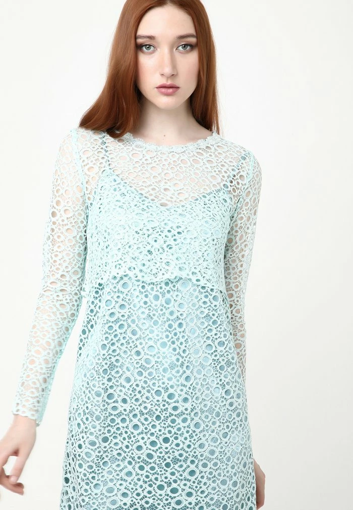 Madam-T GALERI - Robe Fourreau - Hellgrün 5 Madam-T GALERI - Robe Fourreau - Hellgrün – Image 5