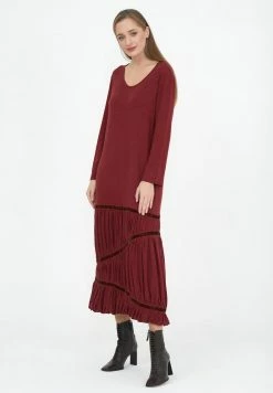 Madam-T KALASPARA - Robe De Jour - Immigrant Rot -Madam-T Soldes 2022 e6eae0cff34b4a86b531d28e2a7d1a0d