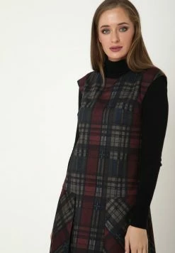 Madam-T GASCONA - Robe De Jour - Wein Rot, Blau -Madam-T Soldes 2022 e6f7cb55bf544051b18d3be26f53a85d