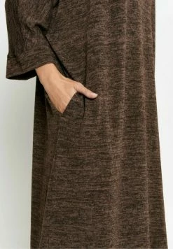 Madam-T FAILA - Robe En Jersey - Marron -Madam-T Soldes 2022 e73a9d2aa1bb41f5a7f5e3be4fe2b9bd