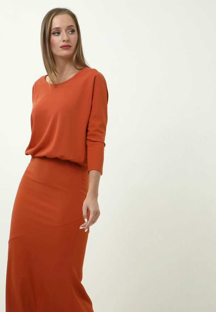 Madam-T GADE - Robe Longue - Terrakotta 3 Madam-T GADE - Robe Longue - Terrakotta – Image 3