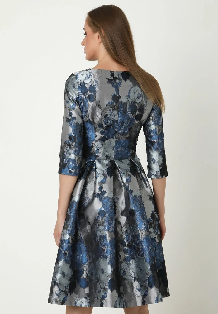 Madam-T AHNA - Robe De Soirée - Silbrig/blau 3 Madam-T AHNA - Robe De Soirée - Silbrig/blau – Image 3