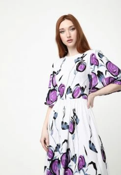 Madam-T TEREZIA - Robe De Jour - Weiß/lila -Madam-T Soldes 2022 e83153319adb4b3f99771710ae654b5c