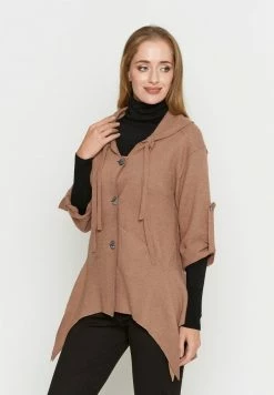 Madam-T Gilet - Dunkelbeige -Madam-T Soldes 2022 e847670710104c88bcf05a83d0783bef