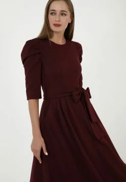 Madam-T ANGE - Robe Longue - Kastanienbraun -Madam-T Soldes 2022 e89d14aeeefe4557b5ca6413cc04d795