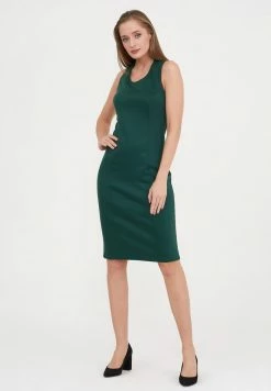 Madam-T PALMELA - Robe Fourreau - Green -Madam-T Soldes 2022 e8a9b808d6d245eaa20b9650fb88582c